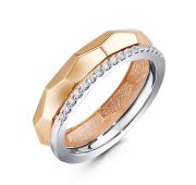 1164-1120-4,19 Кольцо дорожка с бриллиантами бренд Лето (Au 585)