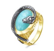 11-770-20181 Кольцо с амазонитом бренд Kabarovsky (Серебро 925)