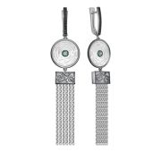 12-812-1289-10,68 Серьги с изумрудом бренд Kabarovsky (Серебро 925)