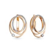 4245-210-14,04 Серьги с бриллиантами бренд Brilliant Style (Au 585)