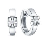 4460-21001-4,57 Серьги конго с бриллиантами бренд Brilliant Style (Au 585)