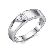 01-4757/00КЦ-00 Кольцо с фианитом бренд Алькор (Серебро 925)