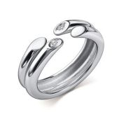 01-5360/000Б-00-3,32 Кольцо с бриллиантами бренд Алькор (Серебро 925)