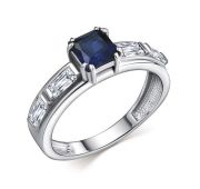 01-4464/0ГТС-00-2,72 Кольцо с сапфиром бренд Алькор (Серебро 925)