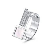 11-925-6200 Кольцо с перламутром бренд Kabarovsky (Серебро 925)