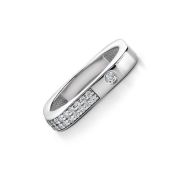 01-4048/00КЦ-00 Кольцо с фианитами бренд Алькор (Серебро 925)