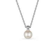 06-3066/0ЖСВ-00 Колье с жемчугом бренд Алькор (Серебро 925)