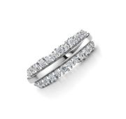 01-4057/00КЦ-00 Кольцо с фианитами бренд Алькор (Серебро 925)