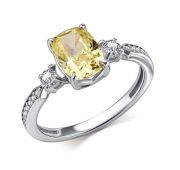 01-4762/0БТ6-00-2,62 Кольцо с бриллиантом бренд Алькор (Серебро 925)