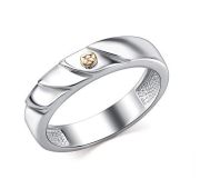 01-4828/000Б-00-2,48 Кольцо с бриллиантом бренд Алькор (Серебро 925)