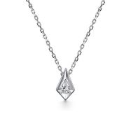 06-5097/00КЦ-00 Колье с фианитом бренд Алькор (Серебро 925)