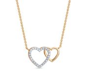 62982-151-01-01-2,35 Колье сердце с бриллиантами бренд Vesna (Au 585)