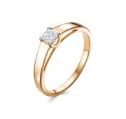 12604-151-158-00-2,35 Кольцо помолвочное с бриллиантом бренд Vesna (Au 585)