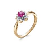 12177-151-05-00-2,21 Кольцо рубином бренд Vesna (Au 585)