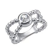 01-4905/00КЦ-00 Кольцо с фианитом бренд Алькор (Серебро 925)