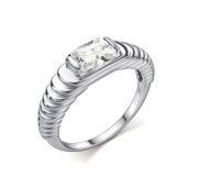 01-5353/00ГХ-00 Кольцо с горным хрусталем бренд Алькор (Серебро 925)