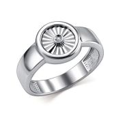 01-4940/000Б-00-3,27 Кольцо с бриллиантом бренд Алькор (Серебро 925)