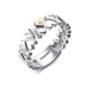 01-5528/000Б-00-3,20 Кольцо с бриллиантом бренд Алькор (Серебро 925)