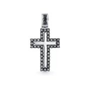 5-277-210-1,93 Подвеска крест с бриллиантами бренд Первая Бриллиантовая Компания (Au 585)