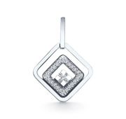 3-979-20-1,51 Подвеска с бриллиантами бренд Первая Бриллиантовая Компания (Au 585)