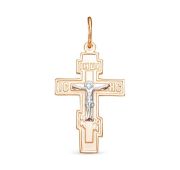 20-0242 Подвеска крест бренд Zolotye uzory (Au 585)