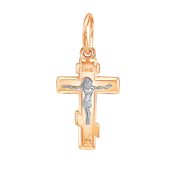 00-63-0129-00 Подвеска крест бренд Zolotye uzory (Au 585)