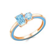 02-51-0493-04 Кольцо с топазом бренд Zolotye uzory (Au 585)