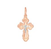 20-0268 Подвеска крест бренд Zolotye uzory (Au 585)