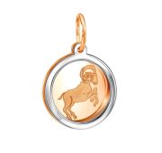 09-63-0025-00 Подвеска знак зодиака овен бренд Zolotye uzory (Au 585)