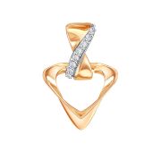 04-53-0971-00 Подвеска с цирконием бренд Zolotye uzory (Au 585)