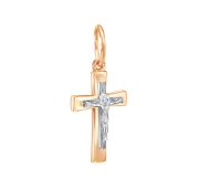 00-63-0152-00 Подвеска крест бренд Zolotye uzory (Au 585)