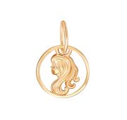 00-63-0239-00 Подвеска знак зодиака дева бренд Zolotye uzory (Au 585)