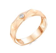 04-61-0064-00 Кольцо с цирконием бренд Zolotye uzory (Au 585)