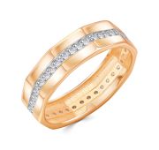 04-61-0266-00 Кольцо с цирконием бренд Zolotye uzory (Au 585)