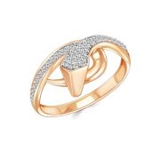 04-61-0291-00 Кольцо с цирконием бренд Zolotye uzory (Au 585)