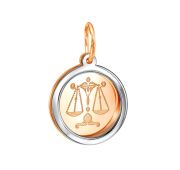 09-63-0026-00 Подвеска знак зодиака весы бренд Zolotye uzory (Au 585)