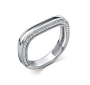 01-5760/00КЦ-00 Кольцо с фианитами бренд Алькор (Серебро 925)