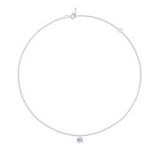 06-5723/00БТ-00 Колье с бриллианитом бренд Алькор (Серебро 925)