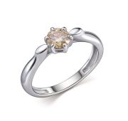 01-5188/001М-00 Кольцо с муассанитом бренд Алькор (Серебро 925)