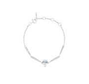 05-5722/00БТ-00 Браслет с бриллианитом бренд Алькор (Серебро 925)