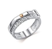 01-5816/000Б-00-3,55 Кольцо с бриллиантом бренд Алькор (Серебро 925)