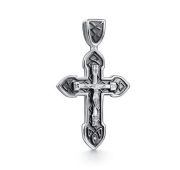 03-5251/000Б-17-5,12 Подвеска крест с бриллиантом бренд Алькор (Серебро 925)