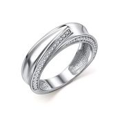 01-5754/00КЦ-00 Кольцо с фианитами бренд Алькор (Серебро 925)