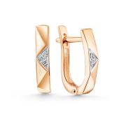 16-210-100-2,29 Серьги с бриллиантами бренд ДНК (Au 585)