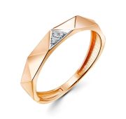 16-110-100-0,99 Кольцо с бриллиантами бренд ДНК (Au 585)