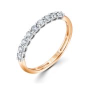 96-110-100-0,95 Кольцо доржка с бриллиантами бренд ДНК (Au 585)