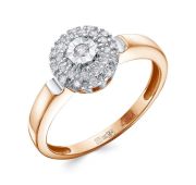 К1633-0120-2,22 Кольцо с бриллиантами бренд Империал (Au 585)