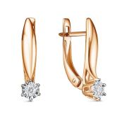 С2536-120-1,79 Серьги с бриллиантами бренд Империал (Au 585)