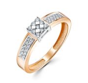 1185-11002-2,00 Кольцо с бриллиантами бренд Лето (Au 585)