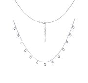 0310466-00775 Колье с фианитами бренд Pokrovsky (Серебро 925)